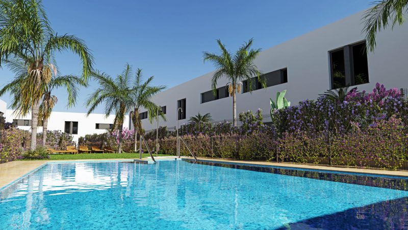 Exterior_Maldivas Residencial_vista piscina comunitaria
